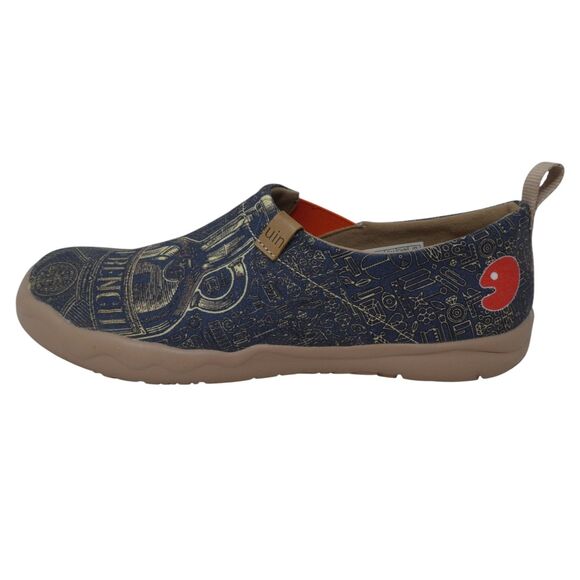 UIN Wine Not? France French Painted Lightweight Walking Travel Loafers Shoes main image 11